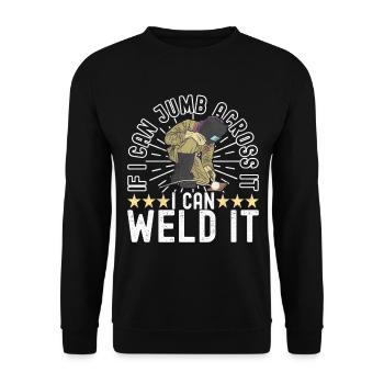 Soudage par soudeur - Sweat-shirt Unisexe - noir - Devant - Alina (178cm) & Michal (187cm)