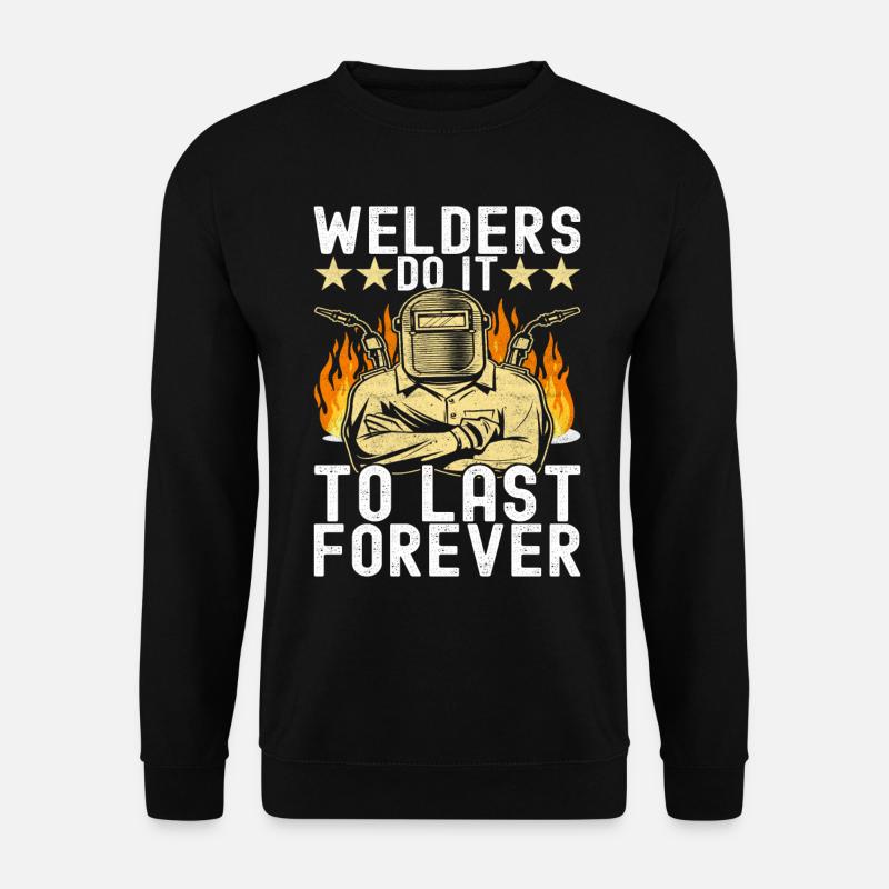 Welder welding - Unisex Sweatshirt - black