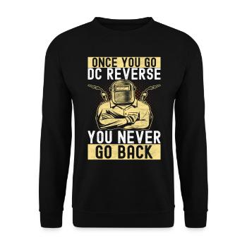 Soudage par soudeur - Sweat-shirt Unisexe - noir - Devant - Alina (178cm) & Michal (187cm)