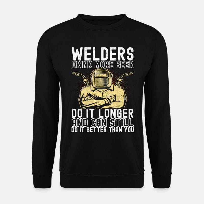 Welder welding - Unisex Sweatshirt - black