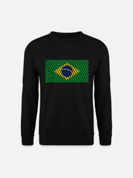 Drapeau du Brésil - Sweat-shirt Unisexe - noir