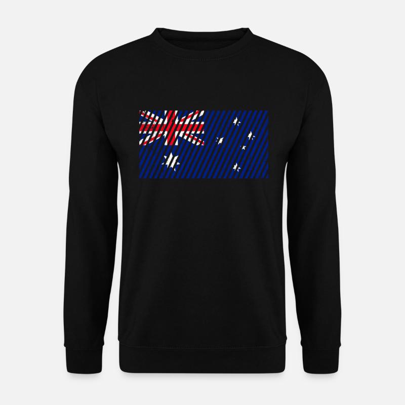 Australian Flag - Unisex Sweatshirt - black