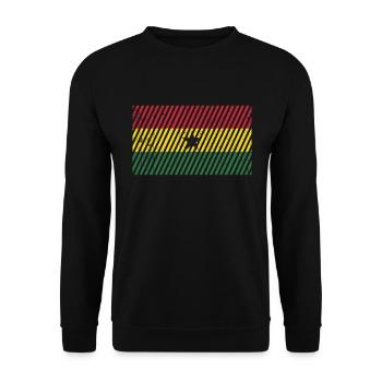 Drapeau du Sénégal - Sweat-shirt Unisexe - noir - Devant - Alina (178cm) & Michal (187cm)