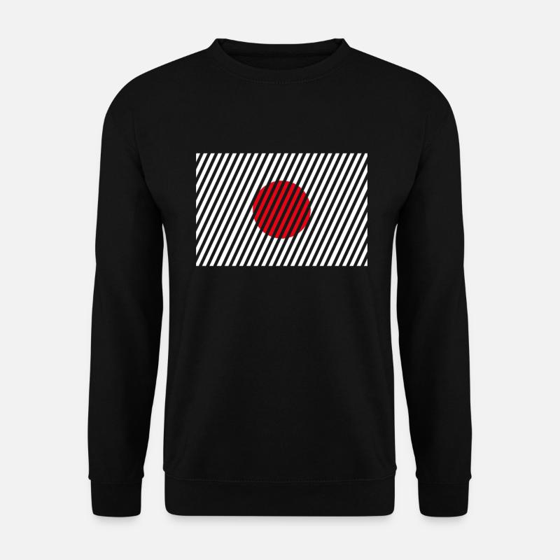 Japan Flagge - Unisex Pullover - Schwarz