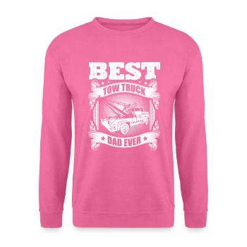 Bester Abschleppwagen-vater Aller Zeiten - Unisex Pullover - Pink - Vorne