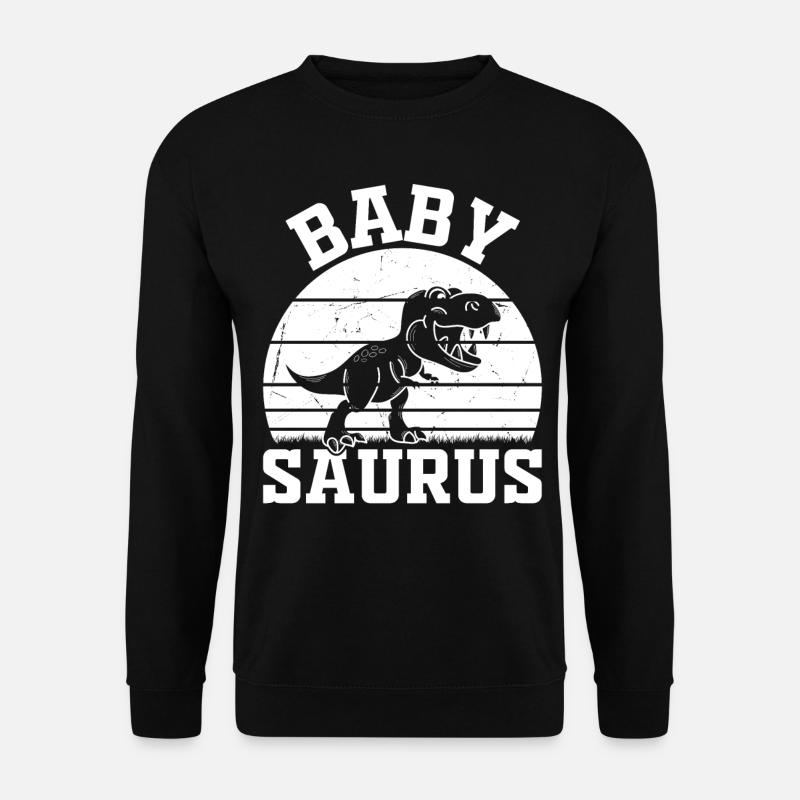 Baby Saurus Newborn Baby Dino Babysaurus Baby Dino - Unisex Pullover - Schwarz