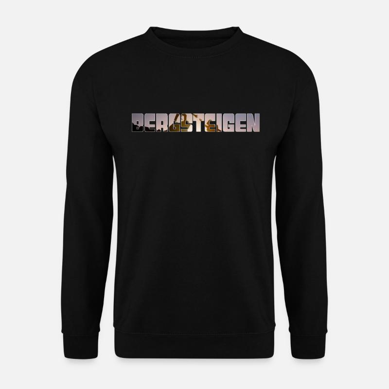 bergsteigen - Unisex Pullover - Schwarz