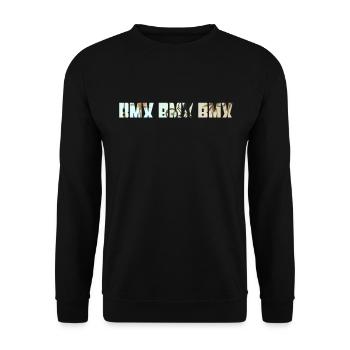 BMX - Unisex Pullover - Schwarz - Vorne - Alina (178cm) & Michal (187cm)