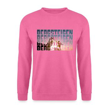 bergsteigen - Unisex Pullover - Pink - Vorne