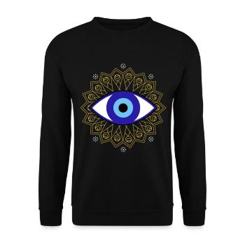 Egypte Antique Souvenir Egyptien Historique Egyptien - Sweat-shirt Unisexe - noir - Devant - Alina (178cm) & Michal (187cm)