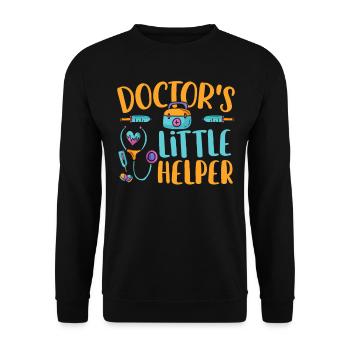 Doctor’s Little Helper Kiddie Health Kit Kid - Sweat-shirt Unisexe - noir - Devant - Alina (178cm) & Michal (187cm)