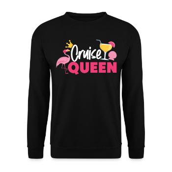 Cruise Ship Vacation Girl Cruise - Unisex Pullover - Schwarz - Vorne - Alina (178cm) & Michal (187cm)