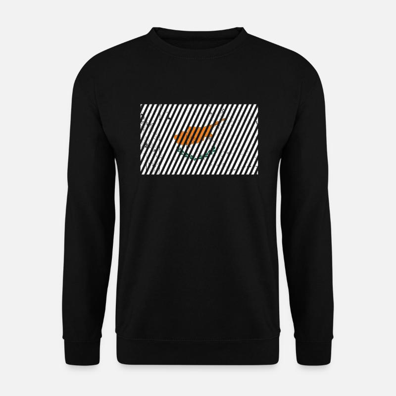Zypern Flagge - Unisex Pullover - Schwarz