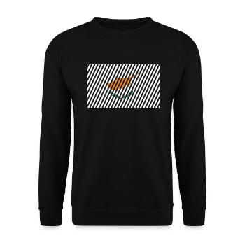 Cyprus Flag - Unisex Sweatshirt - black - Front - Alina (178cm) & Michal (187cm)
