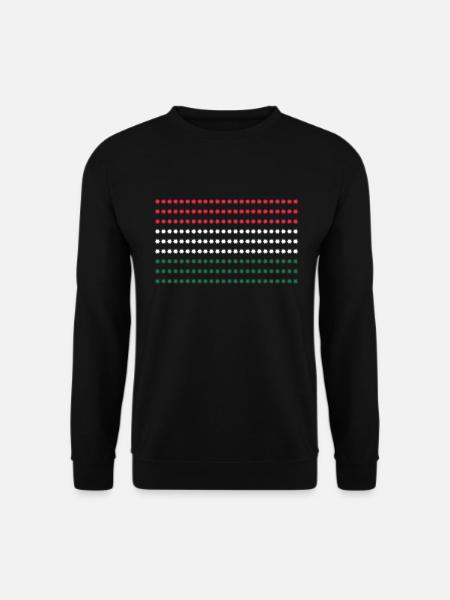 Hungary flag - Unisex Sweatshirt - black