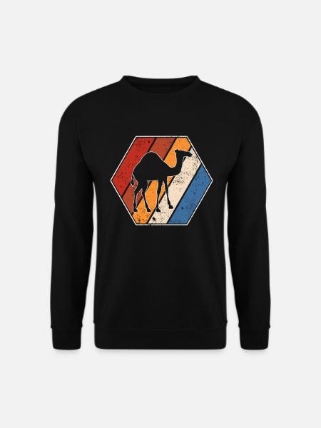 Dromedary Retro - Unisex Sweatshirt - black