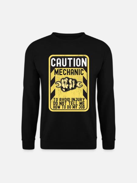 Car mechanic Mechatronics technician - Unisex Sweatshirt - black