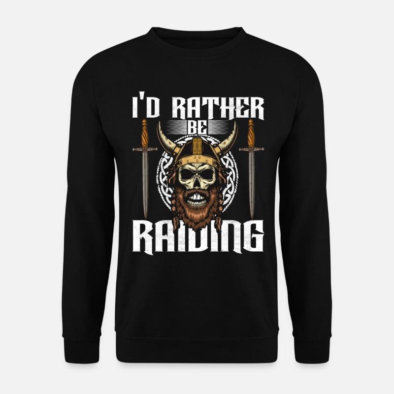 Vikinger Nordisch - Unisex Pullover - Schwarz
