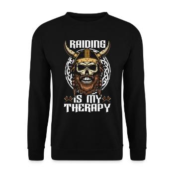 Viking Nordic - Sweat-shirt Unisexe - noir - Devant - Alina (178cm) & Michal (187cm)