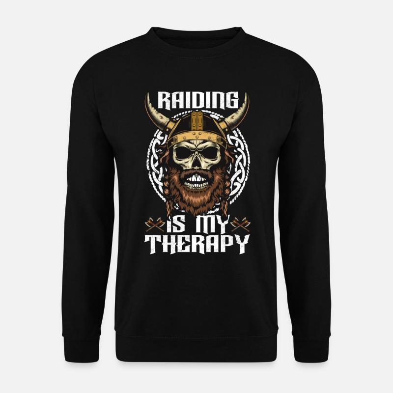 Vikinger Nordisch - Unisex Pullover - Schwarz