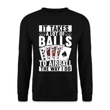 Poker Poker Player Casino - Sweat-shirt Unisexe - noir - Devant - Alina (178cm) & Michal (187cm)
