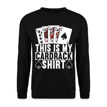 Poker Poker Player Casino - Sweat-shirt Unisexe - noir - Devant - Alina (178cm) & Michal (187cm)