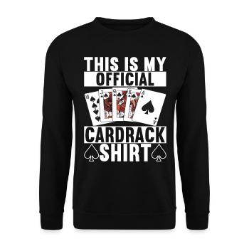 Poker Poker Player Casino - Sweat-shirt Unisexe - noir - Devant - Alina (178cm) & Michal (187cm)