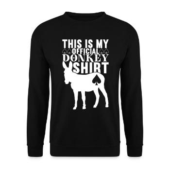 Poker Poker Player Casino - Sweat-shirt Unisexe - noir - Devant - Alina (178cm) & Michal (187cm)