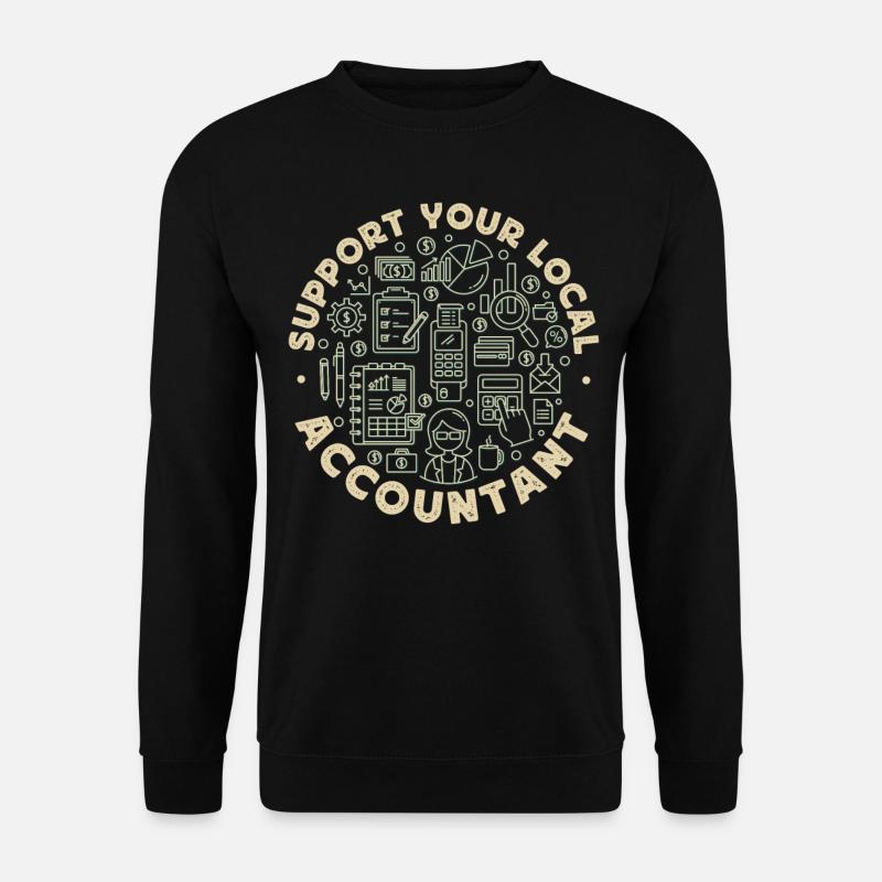 Comptable Comptable Comptable - Sweat-shirt Unisexe - noir