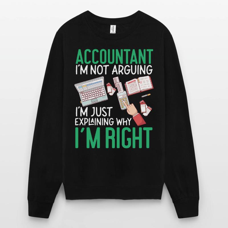 Comptable Comptable Comptable Sweat-shirt Unisexe