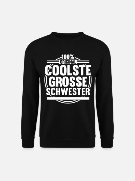 Geschwister Familie Schwestern Schwester - Unisex Pullover - Schwarz