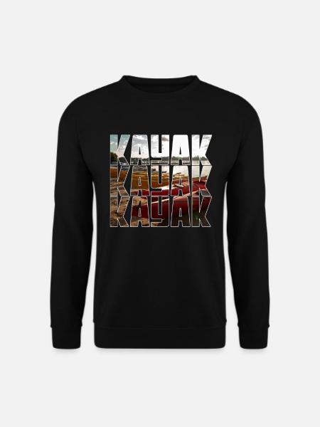 kayak - Unisex Pullover - Schwarz