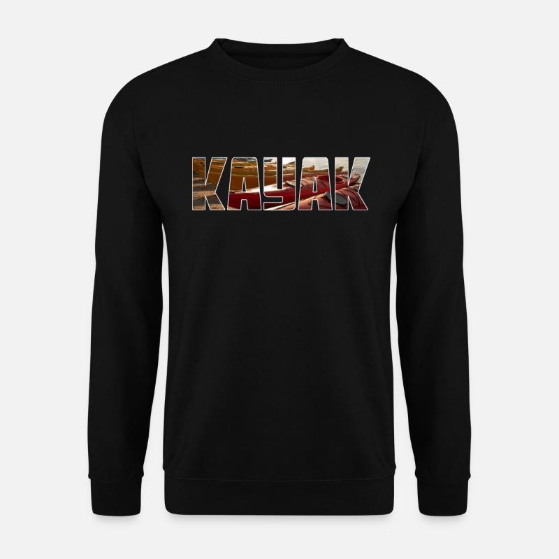 kayak - Unisex Pullover - Schwarz