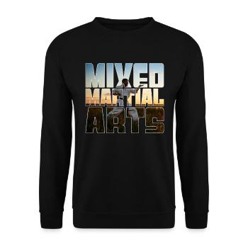 Martial arts - Unisex Sweatshirt - black - Front - Alina (178cm) & Michal (187cm)