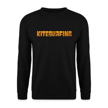kite surfen - Unisex Pullover - Schwarz - Vorne - Alina (178cm) & Michal (187cm)
