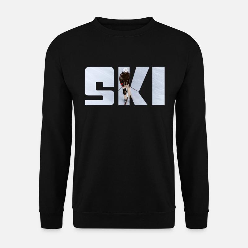 Ski - Unisex Sweatshirt - black