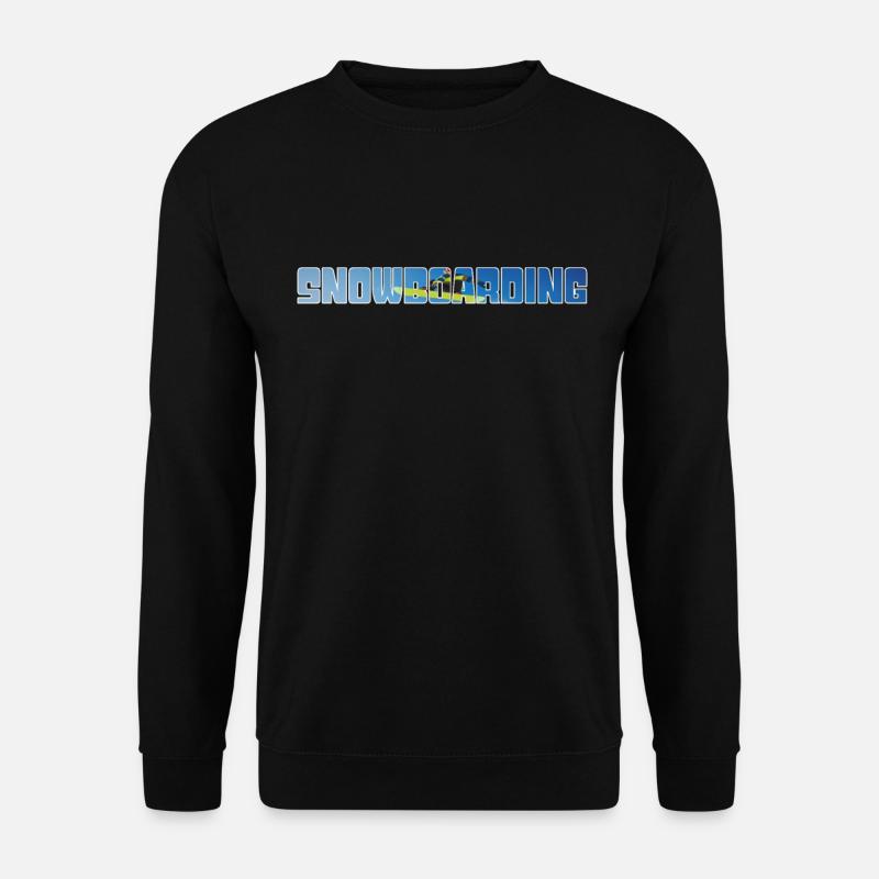 snowboarding - Unisex Sweatshirt - black