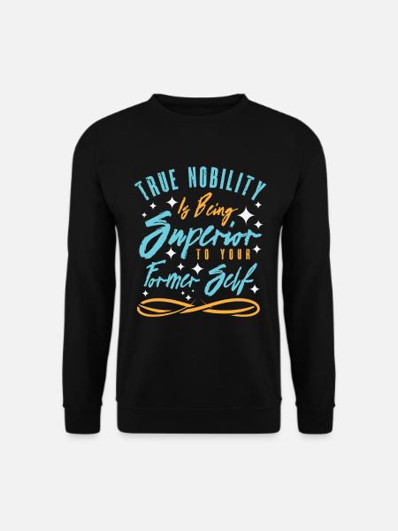 Motiverende adel motivator inspirerende - Unisex sweater - sort