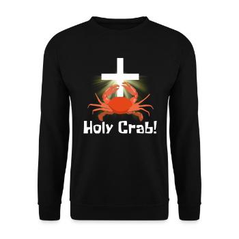 T-shirt de crabe de crabe de crevette de scorpion de homard - Sweat-shirt Unisexe - noir - Devant - Alina (178cm) & Michal (187cm)