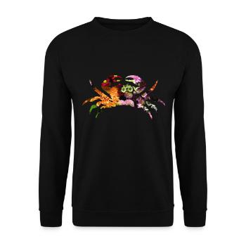 Alaska Geschenk Kinder Herren Damen USA Natur Eis - Unisex Pullover - Schwarz - Vorne - Alina (178cm) & Michal (187cm)