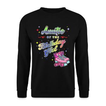 Inline Skater - Unisex Pullover - Schwarz - Vorne - Alina (178cm) & Michal (187cm)