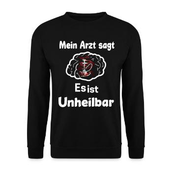 Shisha Tshirt Herren Damen Wasserpfeife Pfeife - Unisex Pullover - Schwarz - Vorne - Alina (178cm) & Michal (187cm)
