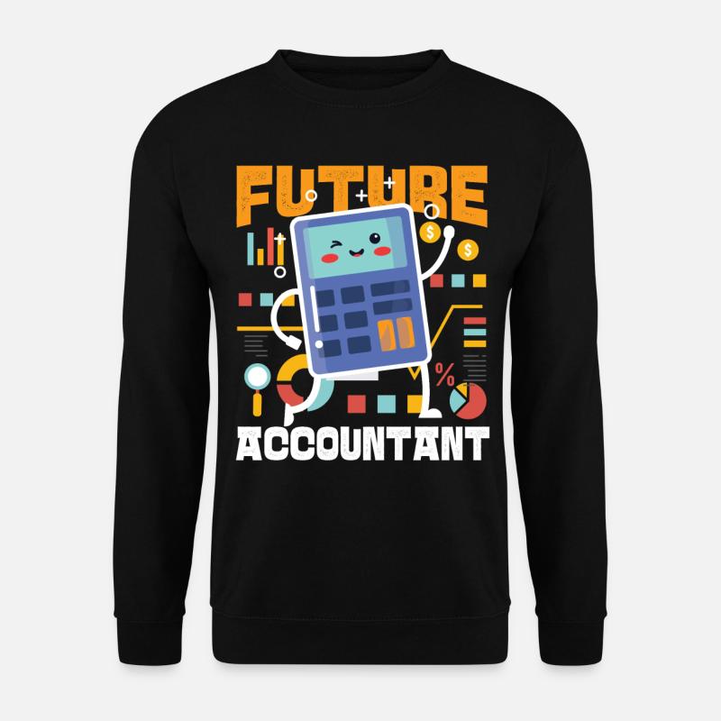 Accountant Bookkeeper Accounting - Unisex Pullover - Schwarz