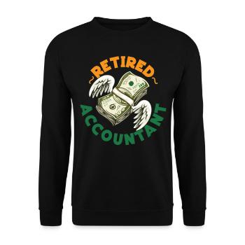 Accountant Bookkeeper Accounting - Unisex Pullover - Schwarz - Vorne - Alina (178cm) & Michal (187cm)