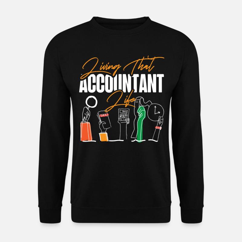 Accountant Bookkeeper Accounting - Unisex Sweatshirt - black