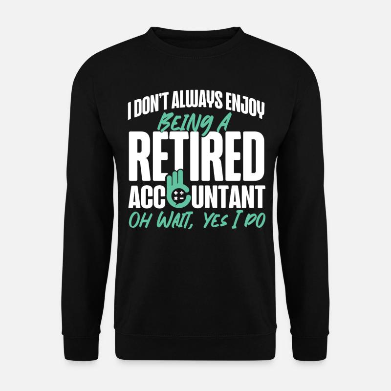 Accountant Bookkeeper Accounting - Unisex Sweatshirt - black