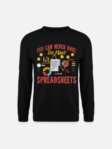 Accountant Bookkeeper Accounting - Unisex Pullover - Schwarz