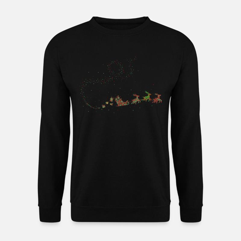 Santa Claus Weihnachtsmann Weihnachtsfeier - Unisex Pullover - Schwarz