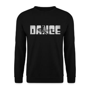 Dance - Unisex Sweatshirt - black - Front - Alina (178cm) & Michal (187cm)