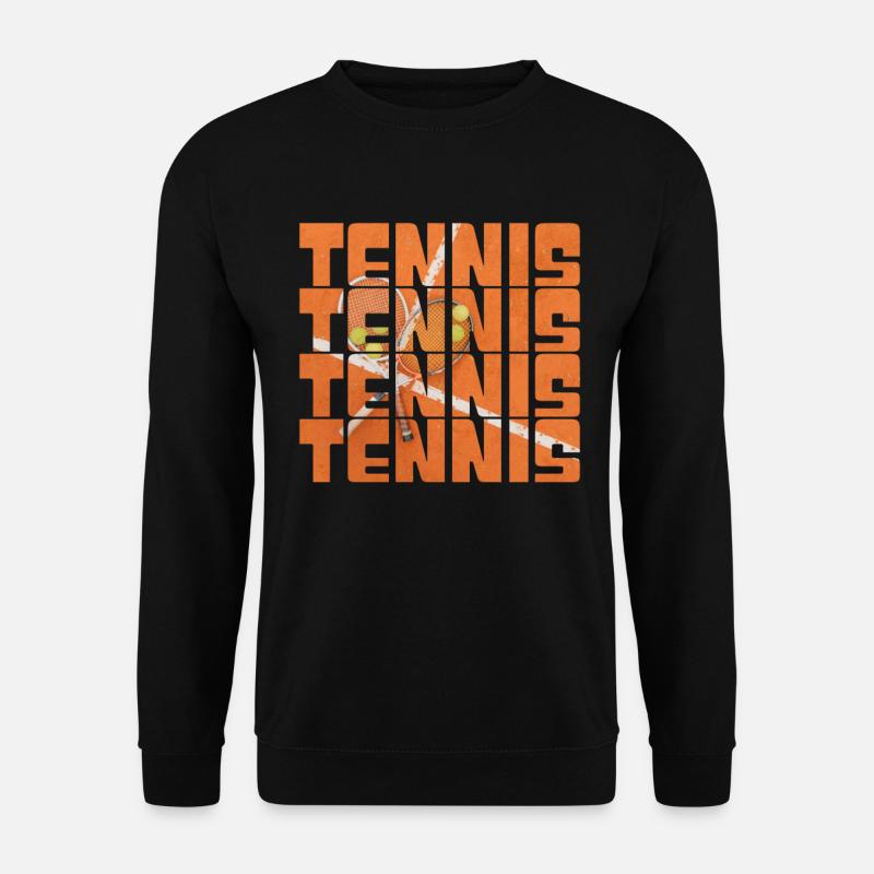 Tennis - Unisex Pullover - Schwarz